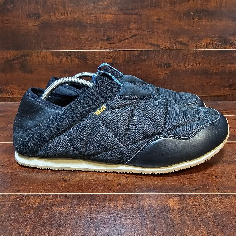 Teva ReEmber Quilted Moc Black Slip-On Shoes Mens Size 13